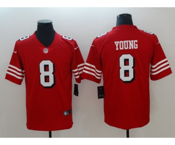 Nike San Francisco 49ers #8 Steve Young Red 2018 Vapor Untouchable Limited Jersey