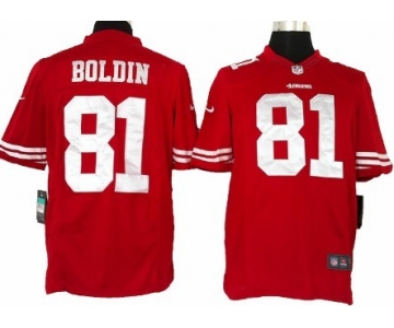 Nike San Francisco 49ers #81 Anquan Boldin Red Limited Jersey