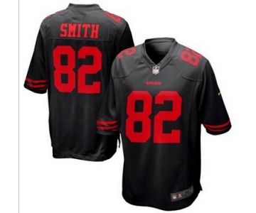 Nike San Francisco 49ers #82 Torrey Smith 2015 Black Limited Jersey