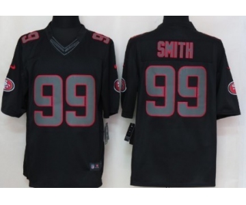 Nike San Francisco 49ers #99 Aldon Smith Black Impact Limited Jersey