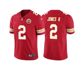 Men's Kansas City Chiefs #2 Ronald Jones II Red Vapor Untouchable Limited Stitched Football Jersey