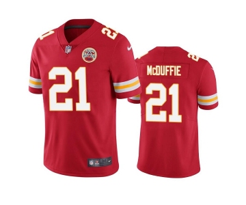 Men's Kansas City Chiefs #21 Trent McDuffie Red Vapor Untouchable Limited Stitched Football Jersey