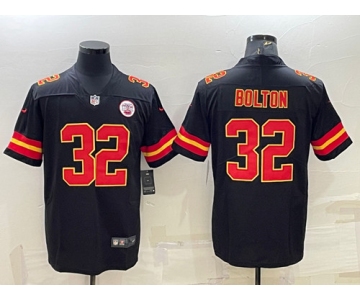 Men's Kansas City Chiefs #32 Nick Bolton Black Vapor Untouchable Limited Stitched Football Jersey