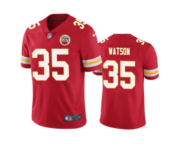 Men's Kansas City Chiefs #35 Jaylen Watson Red Vapor Untouchable Limited Stitched Football Jersey