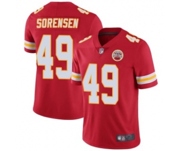 Men's Kansas City Chiefs #49 Daniel Sorensen Team Color Vapor Untouchable Jersey - Limited Red