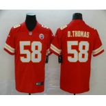 Men's Kansas City Chiefs #58 Derrick Thomas Red 2017 Vapor Untouchable Stitched NFL Nike Limited Jersey