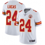 Nike Chiefs 24 Jordan Lucas White Vapor Untouchable Limited Jersey