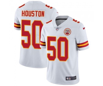 Nike Chiefs #50 Justin Houston White Men's Stitched NFL Vapor Untouchable Limited Jersey