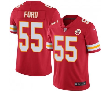 Nike Chiefs #55 Dee Ford Red Team Color Men's Stitched NFL Vapor Untouchable Limited Jersey