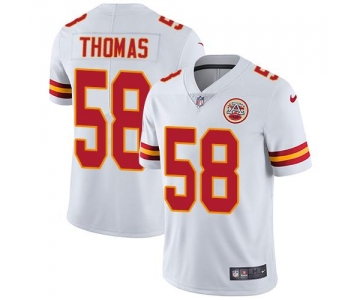 Nike Chiefs #58 Derrick Thomas White Men's Stitched NFL Vapor Untouchable Limited Jersey