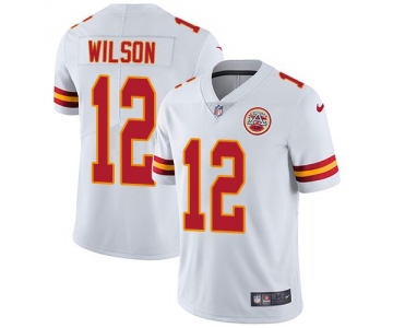 Nike Kansas City Chiefs #12 Albert Wilson White Men's Stitched NFL Vapor Untouchable Limited Jersey