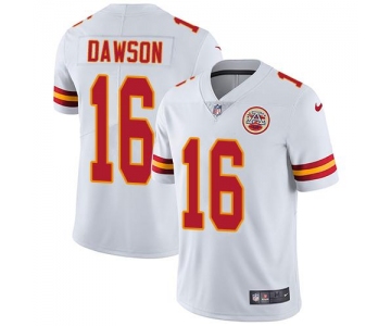 Nike Kansas City Chiefs #16 Len Dawson White Men's Stitched NFL Vapor Untouchable Limited Jersey