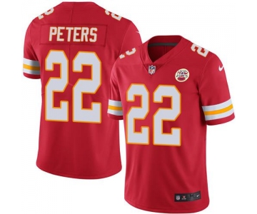 Nike Kansas City Chiefs #22 Marcus Peters Red Team Color Men's Stitched NFL Vapor Untouchable Limited Jersey