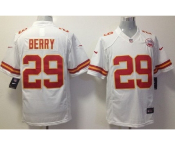 Nike Kansas City Chiefs #29 Eric Berry White Limited Jersey