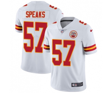 Nike Kansas City Chiefs #57 Breeland Speaks White Men's Stitched NFL Vapor Untouchable Limited Jersey