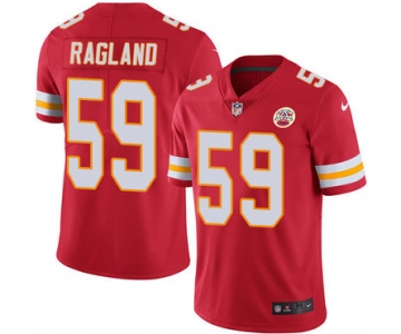 Nike Kansas City Chiefs #59 Reggie Ragland Red Team Color Men's Stitched NFL Vapor Untouchable Limited Jersey