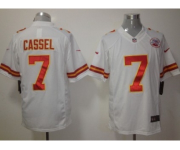 Nike Kansas City Chiefs #7 Matt Cassel White Limited Jersey