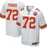 Nike Kansas City Chiefs #72 Eric Fisher White Limited Jersey