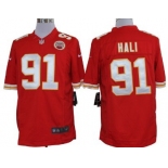 Nike Kansas City Chiefs #91 Tamba Hali Red Limited Jersey