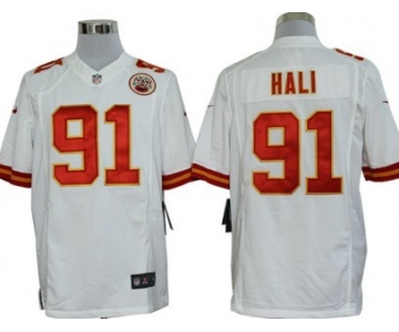 Nike Kansas City Chiefs #91 Tamba Hali White Limited Jersey