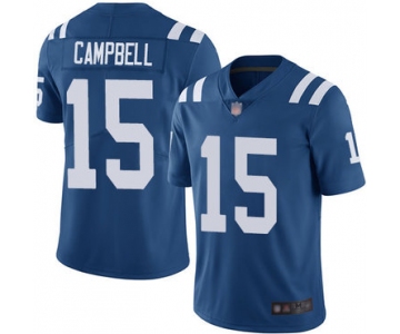 Colts #15 Parris Campbell Royal Blue Team Color Men's Stitched Football Vapor Untouchable Limited Jersey