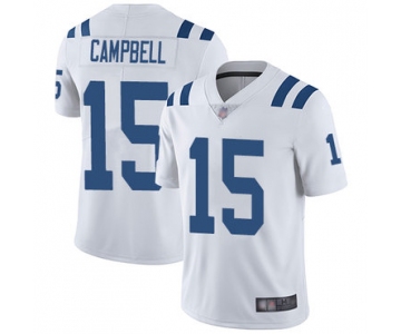 Colts #15 Parris Campbell White Men's Stitched Football Vapor Untouchable Limited Jersey