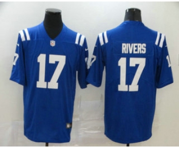 Men's Indianapolis Colts #17 Philip Rivers Royal Blue 2020 Vapor Untouchable Stitched NFL Nike Limited Jersey