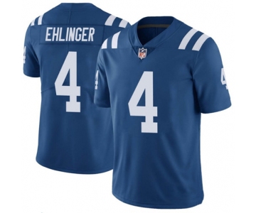 Men's Indianapolis Colts #4 Sam Ehlinger Blue Vapor Untouchable Stitched Jersey