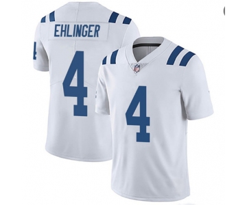 Men's Indianapolis Colts #4 Sam Ehlinger White Vapor Untouchable Stitched Jersey