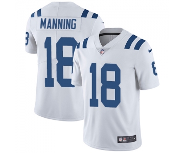 Nike Colts #18 Peyton Manning White Men's Stitched NFL Vapor Untouchable Limited Jersey