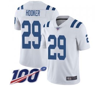 Nike Colts #29 Malik Hooker White Men's Stitched NFL 100th Season Vapor Limited Jersey