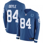 Nike Colts #84 Jack Doyle Royal Blue Team Color Men's Stitched NFL Limited Therm