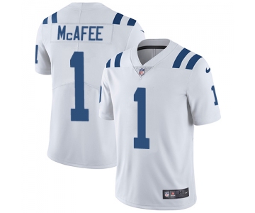 Nike Indianapolis Colts #1 Pat McAfee White Men's Stitched NFL Vapor Untouchable Limited Jersey