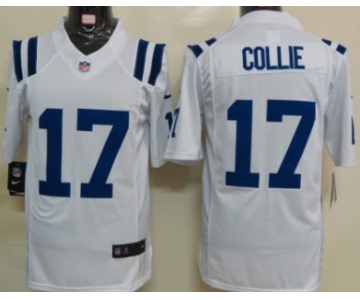 Nike Indianapolis Colts #17 Austin Collie White Limited Jersey