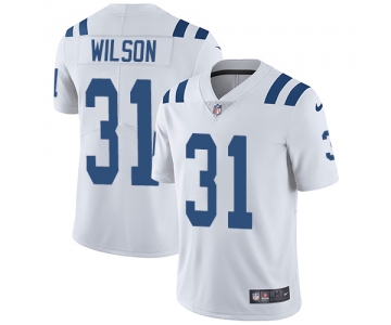 Nike Indianapolis Colts #31 Quincy Wilson White Men's Stitched NFL Vapor Untouchable Limited Jersey