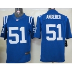 Nike Indianapolis Colts #51 Pat Angerer Blue Limited Jersey