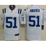 Nike Indianapolis Colts #51 Pat Angerer White Limited Jersey