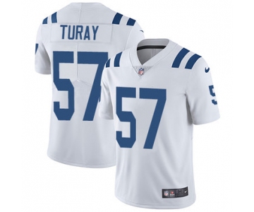 Nike Indianapolis Colts #57 Kemoko Turay White Men's Stitched NFL Vapor Untouchable Limited Jersey