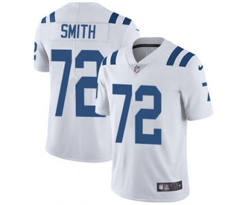 Nike Indianapolis Colts #72 Braden Smith White Men's Stitched NFL Vapor Untouchable Limited Jersey