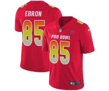 Nike Indianapolis Colts #85 Eric Ebron Red Men's Stitched NFL Limited AFC 2019 Pro Bowl Jersey