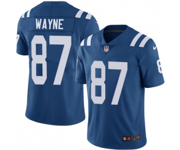 Nike Indianapolis Colts #87 Reggie Wayne Royal Blue Team Color Men's Stitched NFL Vapor Untouchable Limited Jersey
