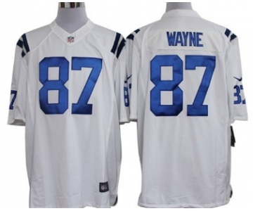 Nike Indianapolis Colts #87 Reggie Wayne White Limited Jersey