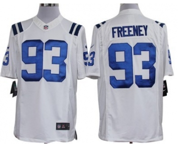 Nike Indianapolis Colts #93 Dwight Freeney White Limited Jersey