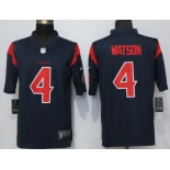 Men's 2017 NFL Draft Houston Texans #4 Deshaun Watson Navy Blue 2016 Color Rush Stitched NFL Nike Limited Jersey