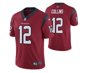 Men's Houston Texans #12 Nico Collins Red Vapor Untouchable Limited Stitched Jersey