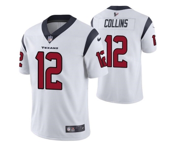 Men's Houston Texans #12 Nico Collins White Vapor Untouchable Limited Stitched Jersey