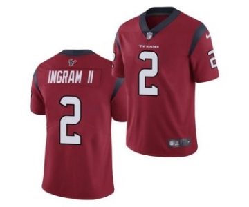 Men's Houston Texans #2 Mark Ingram II Red Vapor Untouchable Limited Stitched Jersey