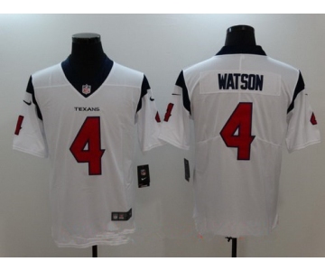 Men's Houston Texans #4 Deshaun Watson White 2017 Vapor Untouchable Stitched NFL Nike Limited Jersey