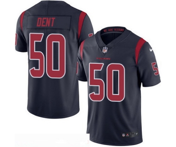 Men's Houston Texans #50 Akeem Dent Navy Blue 2016 Color Rush Stitched NFL Nike Limited Jersey