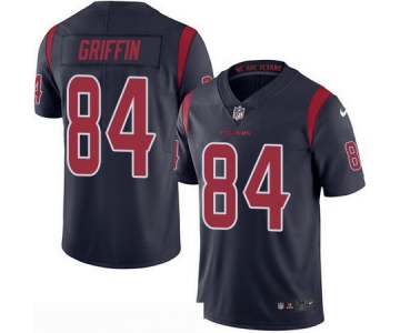 Men's Houston Texans #84 Ryan Griffin Navy Blue 2016 Color Rush Stitched NFL Nike Limited Jersey